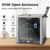 Original Sovol SV08 Metal Open Enclosure with Tempered Glass Drag Chain Filter Fan